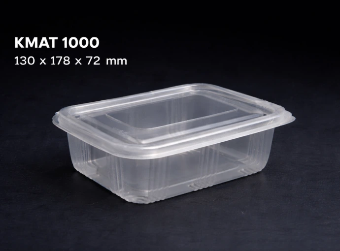 KMAT 1000-1000ML130x178x72H Flat Lid